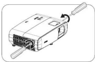BENQ TK10 - Resetting the light timer - 1