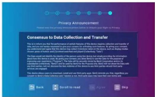 Privacy Announcement Powered by the primary announcements section to ensure your right to Privacy Consensus to Data Collection and Transfer This is to inform you that the performance of certain features of this device requires collection and transfer of data, and you have been experienced in give your consent for activating such features. By giving your consent, you can understand and agree that this device may collect or distribute taken on the device, such as display mode diseases, pieces of history, and content searched and posted (Collectively "Data") The Data would not identify the identity of the person using this device, but simply providing information about how this device is used. By giving your consent, you allow BenO to use the Data for the purpose of improving user experience. This device is designed to be used by BenO Consider and/or its subscriber (Collectively, BenO) and be used by BenO for the purposes only. BenO will not access the Data with any third parties, nor not discounting the text. Address of this device to sell third parties should not apply services and engage. This device allows users to download social and/or third party apps, but everyone you say, regardless you cannot to BenO data collection and transfer out, then third party needs that have their own terms and Back Scroll to read Agree Skip