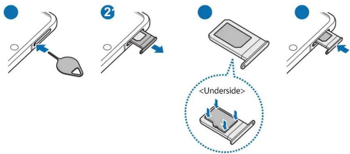 SAMSUNG Galaxy S20 FE 5G - Indsætte et SD-kort - 1