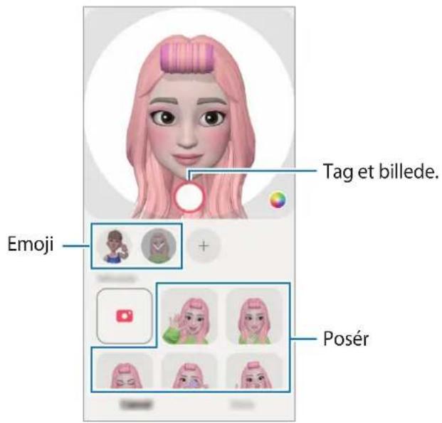 Tag et billede. Emoji Posér