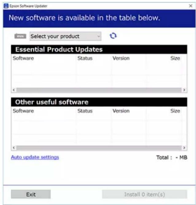 EPSON WorkForce WF-2850DWF - Start EPSON Software Updater. - 1
