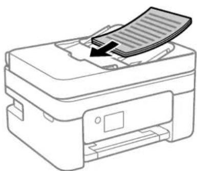 EPSON WorkForce WF-2850DWF - Anbringelse af originaler på ADF - 3