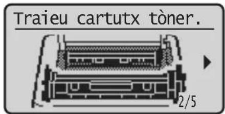 Traieu cartutx tòner. 2/5