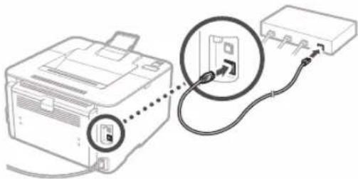 CANON i-Sensys LBP162dw - Kablolu LAN aracılığıyla bağlanma - 2