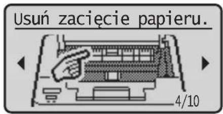Usuń zacięcie papieru. 4/10