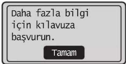 Daha fazla bilgi için kılavuza başvurun. Tamam