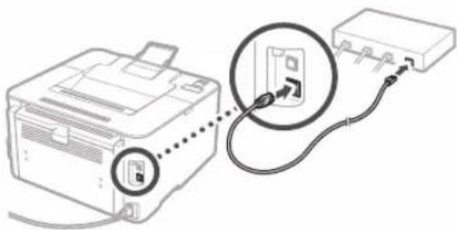 CANON i-Sensys LBP162dw - Prisijungti naudojant laidinį LAN - 2