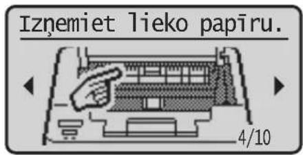 Iznemiet lieko papīru. 4/10