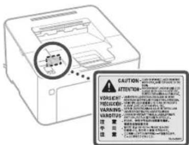 CANON i-Sensys LBP162dw - Bezpieczeństwo laserowe - 1