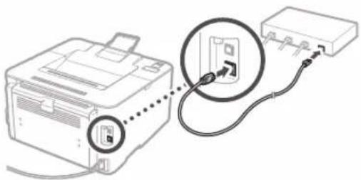 CANON i-Sensys LBP162dw - För att ansluta via trådburet LAN - 2