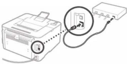CANON i-Sensys LBP162dw - Per connectar-lo mitjançant LAN amb fils - 2