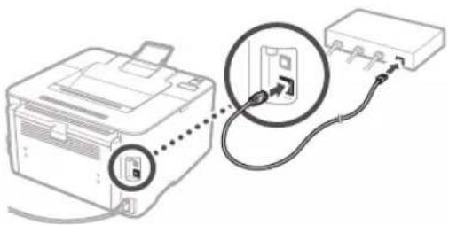 CANON i-Sensys LBP162dw - Verbinding maken via een bedrade LAN - 2