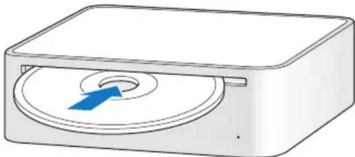 APPLE Mac Mini 2020 - Inserting a CD or DVD Disc - 1