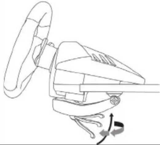 THRUSTMASTER T80 Racing Wheel - レーシングコントローラーをテーブルまたは机に固定する - 3