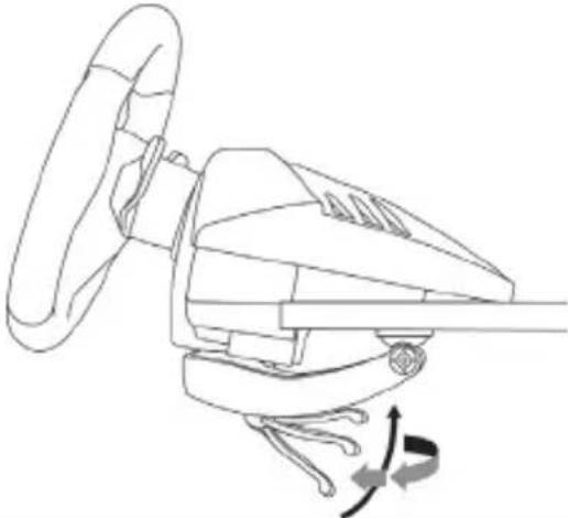 THRUSTMASTER T80 Racing Wheel - Закрепление рулевого колеса на столе - 3