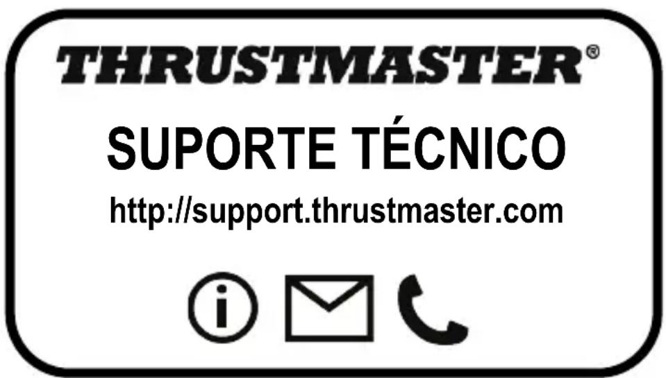 THRUSTMASTER® SUPORTE TÉCNICO http://support.thrustmaster.com © 📧