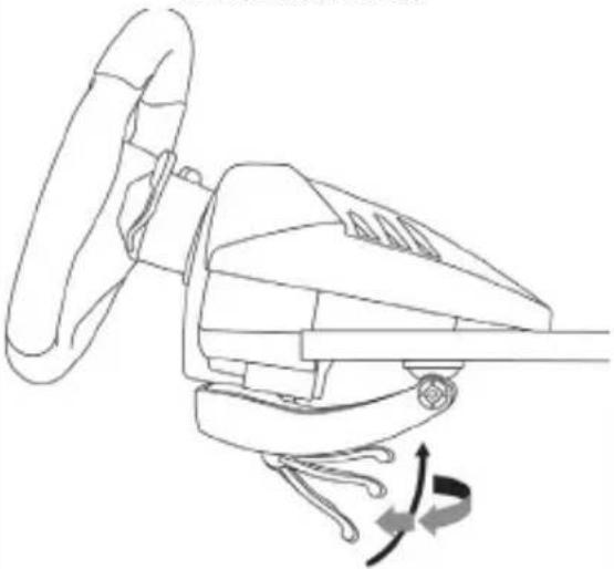 THRUSTMASTER T80 Racing Wheel - Attaching the wheel to a table or desk - 3