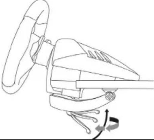 THRUSTMASTER T80 Racing Wheel - Fijación del volante a una mesa o escritorio - 3