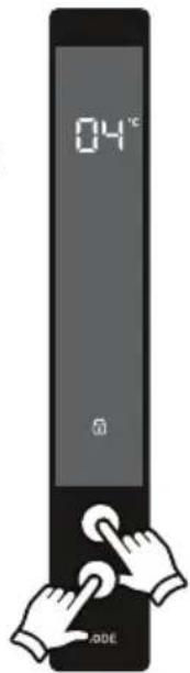 AEG RKB638E2MX - Sådan slås børnesikringen fra - 1