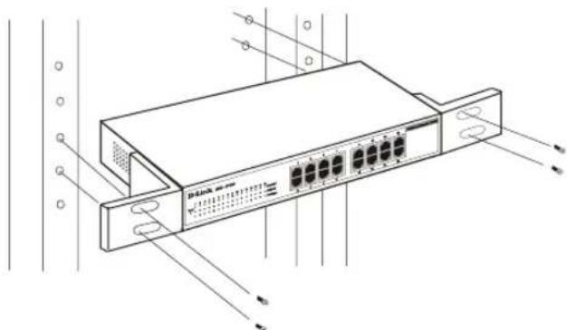 D-LINK DES-1016D - Rack Mounting - 2