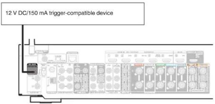 12 V DC/150 mA trigger-compatible device