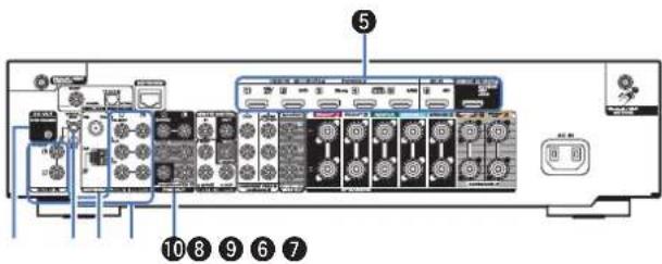 Diagram of a device rack with labeled components and numbered parts, likely for industrial or electronic control.