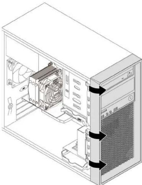 LENOVO ThinkStation P520c - Front bezel - 1