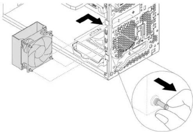LENOVO ThinkStation P520c - Front fan assembly - 2
