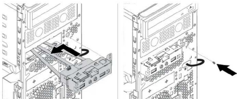 LENOVO ThinkStation P520c - Front audio and USB assembly - 2