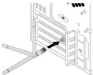 LENOVO ThinkStation P520c - Rear Wi-Fi antenna - 2