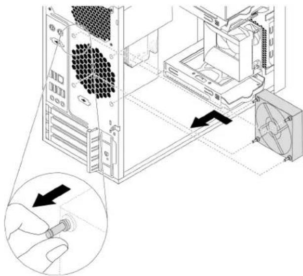 LENOVO ThinkStation P520c - Rear fan assembly - 2