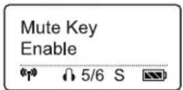 Mute Key Enable 5/6 S