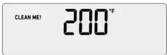 CLEAN ME! 200°F