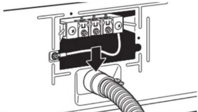 MAYTAG MGD6200KW - Attach direct wire cable to strain relief - 1