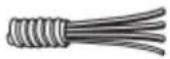 MAYTAG MGD6200KW - Attach direct wire cable to strain relief - 2