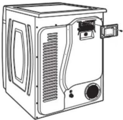 MAYTAG MGD6200KW - Retirer le couvercle du bornier - 1