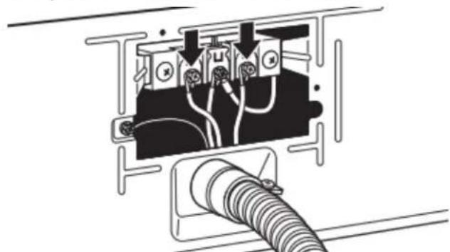 MAYTAG MGD6200KW - Préparer la connexion du conducteur de terre neutre au conducteur neutre - 4
