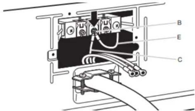 MAYTAG MGD6200KW - Préparer la connexion du conducteur de terre neutre au conducteur neutre - 2
