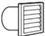 MAYTAG MGD6200KW - Évents pour conduit d'évacuation : - 1