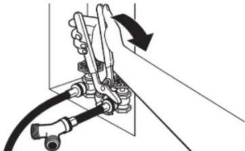 MAYTAG MGD6200KW - Serrer les raccords - 1