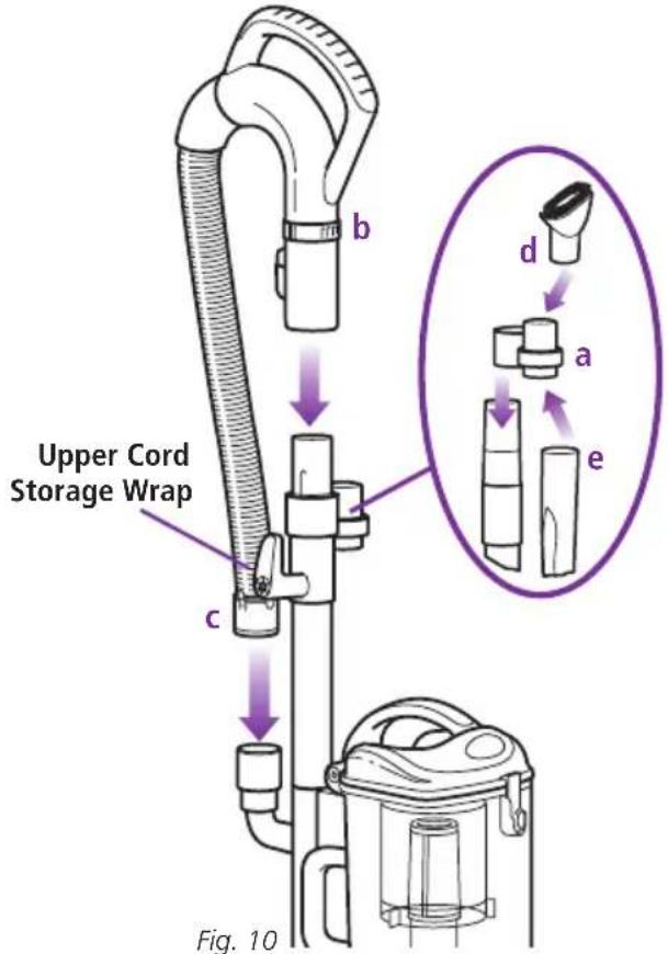 Upper Cord Storage Wrap Fig. 10