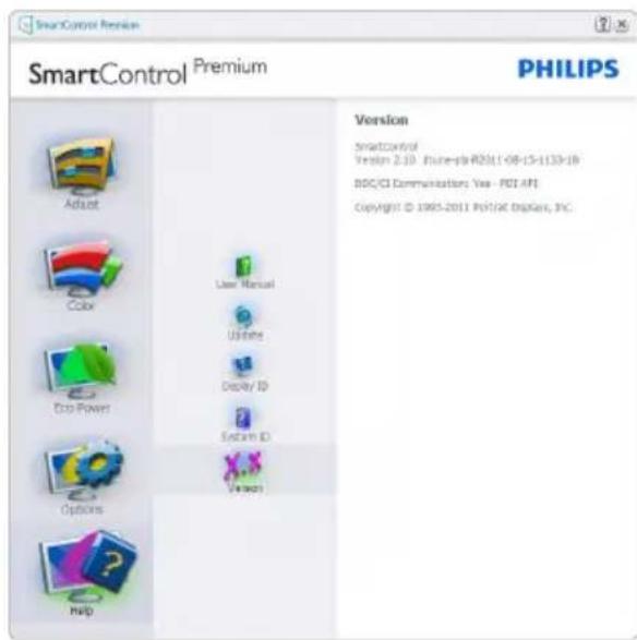 PHILIPS 231S4QCB - Help (Hjælp) menu - 2