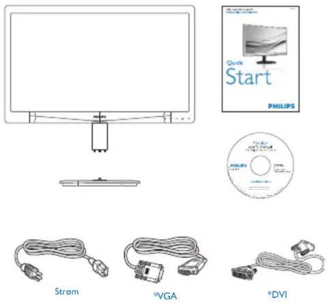 PHILIPS 231S4QCB - Emballagens indhold - 1