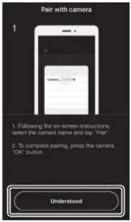 NIKON Z 5 - อุปกรณ์ iOS: แตะ [mirrorless camera] (กล้องไร้กระจก) จากนั้นแตะ [Pairing (Bluetooth)] (จับคู่ (บลุทธ)) - 3