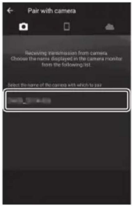 NIKON Z 5 - อุปกรณ์ Android: แตะ [mirrorless camera] (กล้องไร้กระจก) จากนั้นแตะ [Pairing (Bluetooth)] (จับคู่ (บลุทธ)) - 2