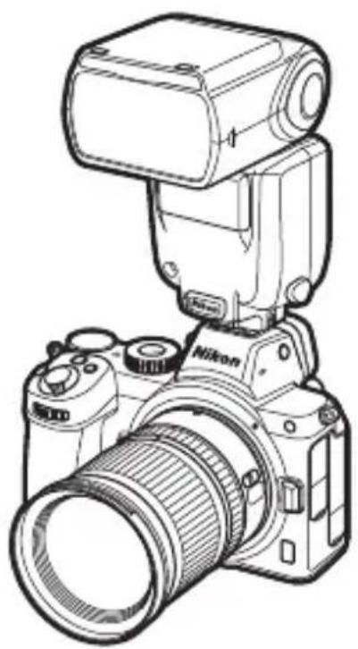 NIKON Z 5 - ติดตั้งชุดแพลซเข้ากับช่องเสียบอุปกรณ์เสริมของกล้อง - 1