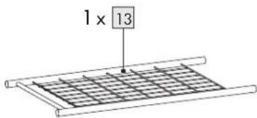 1 x 13
