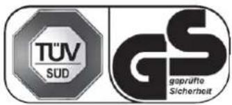 TÜV SUD GS goprufte Sicherheit
