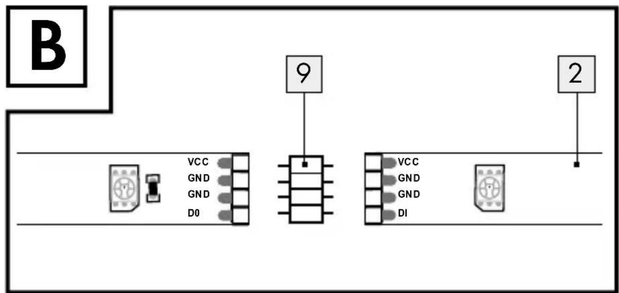 B 9 2 VCC GND GND D0 VCC GND GND DI