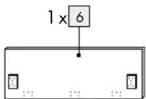 1 x 6